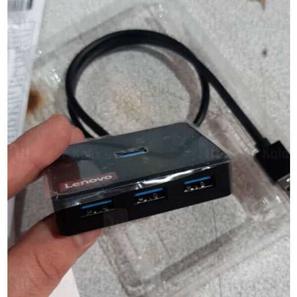 هاب 4 پورت لنوو Lenovo X1-04A 4Ports USB3.0 Hub طول 50 سانتی متر